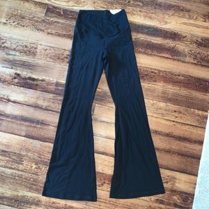 Aerie High Waisted Crossover Flare Yoga Pants